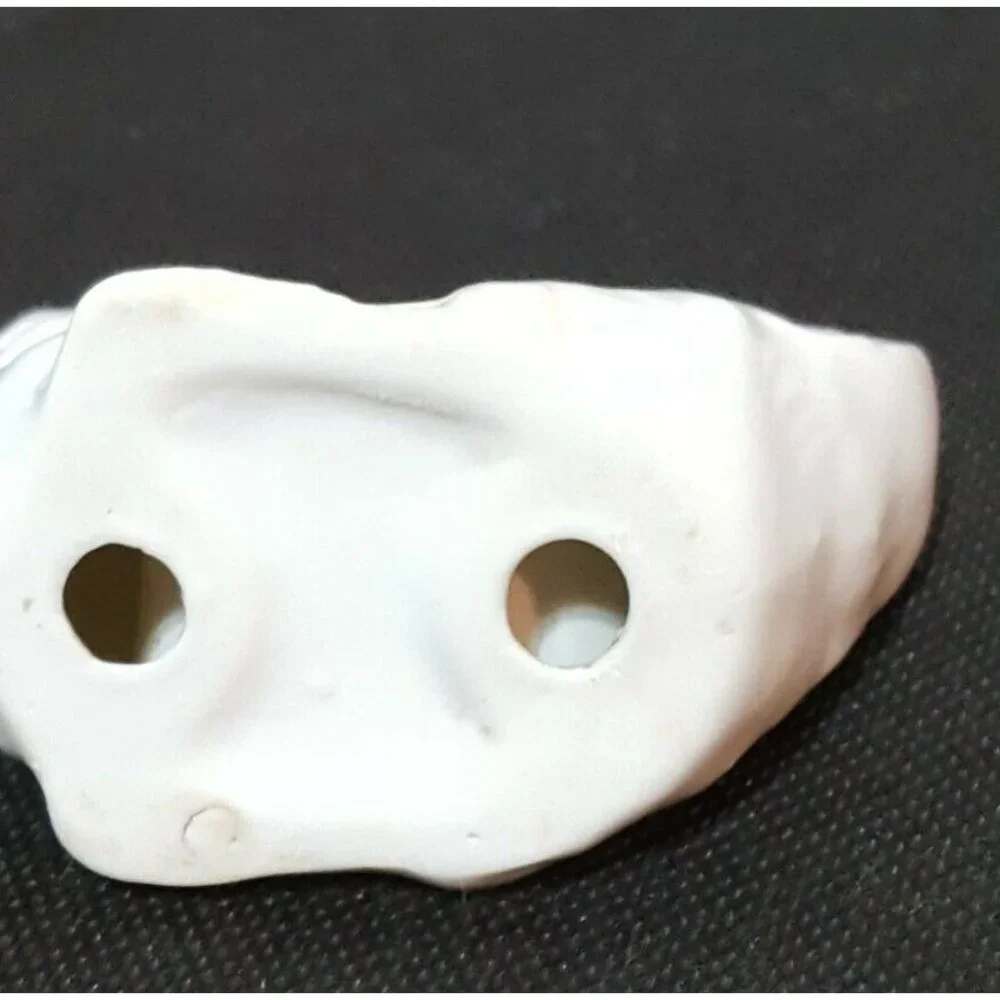 Vintage White‎ Chicken HEN Porcelain Napkin Rings Set of  5